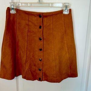 Alter’ed State suede skirt